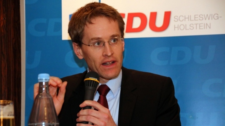 Der Vorsitzende der CDU-Landtagsfraktion, Daniel Günther, MdL