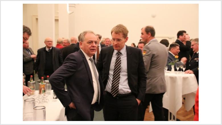 Jörg Sibbel und Daniel Günther 